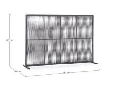 Bizzotto PARAVENTO PAXSON 180X120 INK QS23