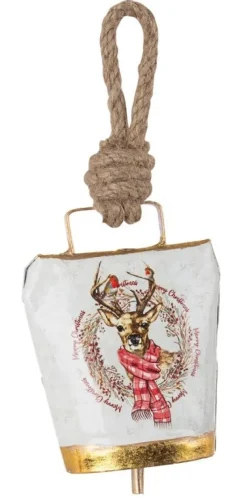 Outlet Bizzotto PENDAGLIO WENDI CAMPANA RENNA BIANCO