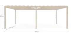 Outlet Bizzotto PERGOLA OCEAN 3.6X7.2 SETA