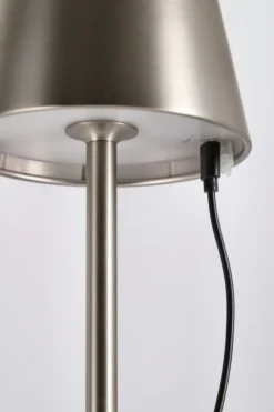 Discount Bizzotto PIANTANA LED ETNA ARGENTO H115