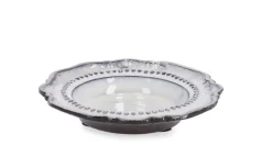 Clearance Bizzotto PIATTO DECORATIVO HIKARI ANTIQ WHI D12,5