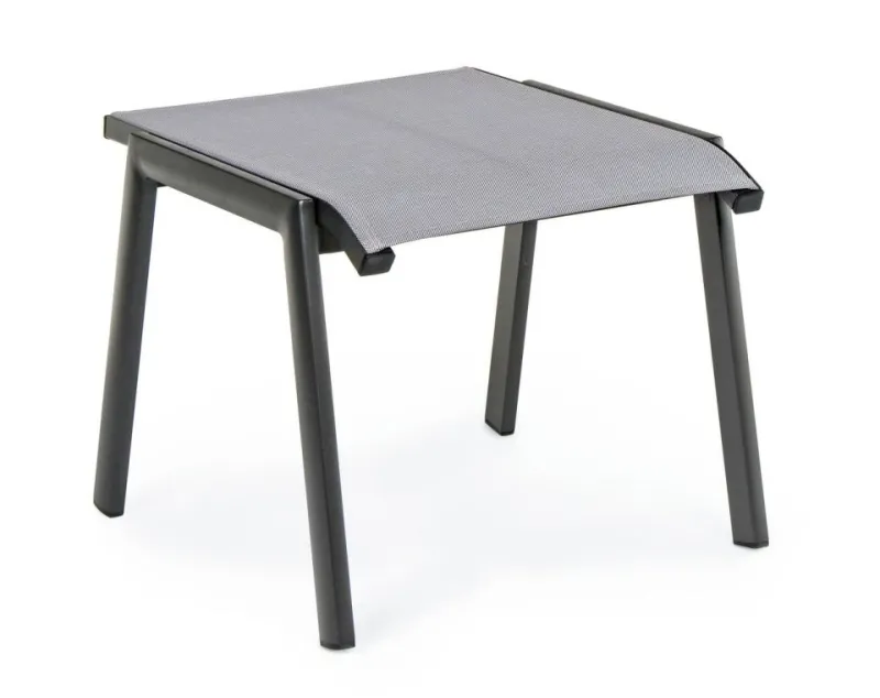 Best Bizzotto POGGIAPIEDI IN ALLUMINIO IMPILABILE ANTRACITE GK52 - CRUISE
