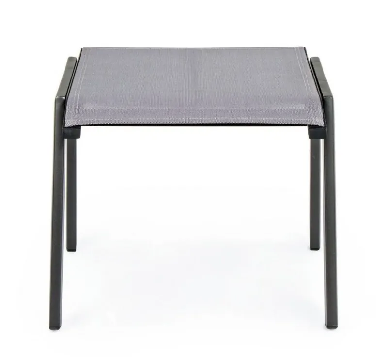 Best Bizzotto POGGIAPIEDI IN ALLUMINIO IMPILABILE ANTRACITE GK52 - CRUISE