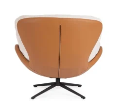 Discount Bizzotto POLTRONA ADINDA GHIACCIO/CUOIO