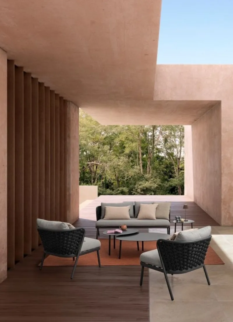 Online Bizzotto POLTRONA ANTRACITE QS22/GRAPHITE - HARLOW