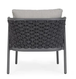 Online Bizzotto POLTRONA ANTRACITE QS22/GRAPHITE - HARLOW