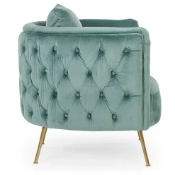 Online Bizzotto POLTRONA BLU TURCHESE - TENBURY