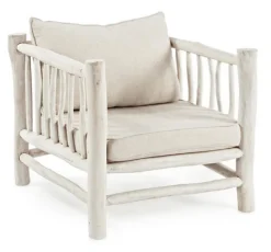 Bizzotto POLTRONA CON CUSCINO IN TEAK - SAHEL
