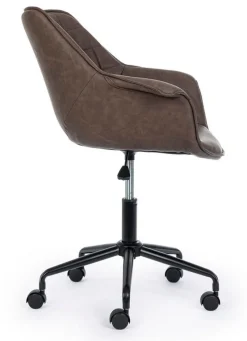 Clearance Bizzotto POLTRONA DA UFFICIO MARRONE - JOSHUA