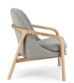 Bizzotto POLTRONA EFFETTO BOUCLE' STONE - ELAIDE