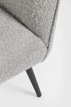 Best Bizzotto POLTRONA EFFETTO BOUCLE' GRIGIO - AVRIL