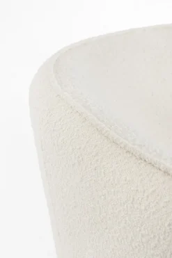 Outlet Bizzotto POLTRONA EFFETTO BOUCLE' BIANCO - AVRIL