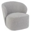 Outlet Bizzotto POLTRONA EFFETTO BUCLE' GRIGIO - BABILA