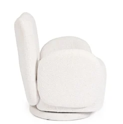 Discount Bizzotto POLTRONA GIREVOLE HARPER BIANCO
