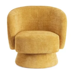 Hot Bizzotto POLTRONA GIREVOLE JULIENNE SENAPE