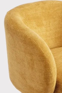 Hot Bizzotto POLTRONA GIREVOLE JULIENNE SENAPE