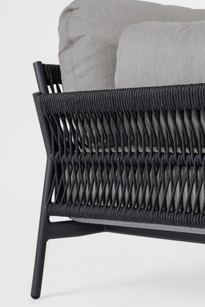 Best Bizzotto POLTRONA IN ALLUMINIO ANTRACITE QS22/GRAPHITE- PARDIS