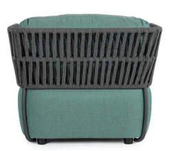 Bizzotto POLTRONA IN ALLUMINIO ANTRACITE - PALMER