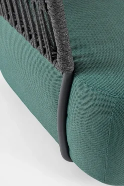 Bizzotto POLTRONA IN ALLUMINIO ANTRACITE - PALMER