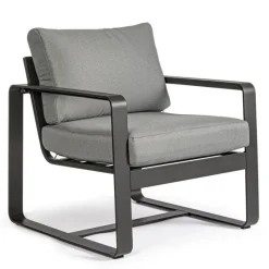 Sale Bizzotto POLTRONA IN ALLUMINIO ANTRACITE YK13 - MERRIGAN