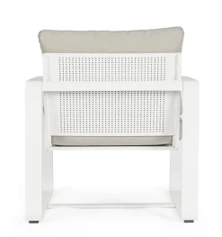 Sale Bizzotto POLTRONA IN ALLUMINIO BIANCO YK11 - MERRIGAN