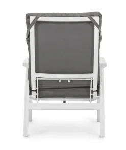 Outlet Bizzotto POLTRONA IN ALLUMINIO BIANCO JX11 - KLEDI