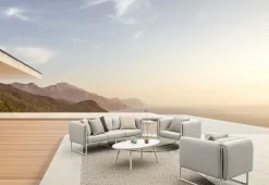 Clearance Bizzotto POLTRONA IN ALLUMINIO SABBIA - PIXEL