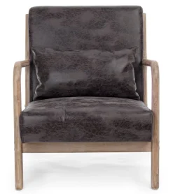 Outlet Bizzotto POLTRONA IN ECOPELLE - ANCILLA