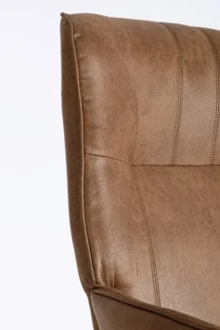 New Bizzotto POLTRONA IN ECOPELLE MARRONE - NASIRA