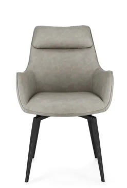 Bizzotto POLTRONA IN ECOPELLE TORTORA - LAWRENCE