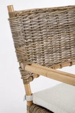 Outlet Bizzotto POLTRONA IN FIBRE NATURALI CON CUSCINO - TARIFA