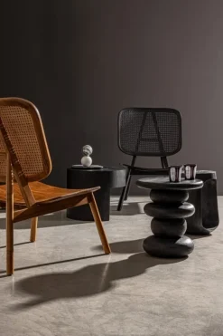 New Bizzotto POLTRONA IN LEGNO NERO - YVES