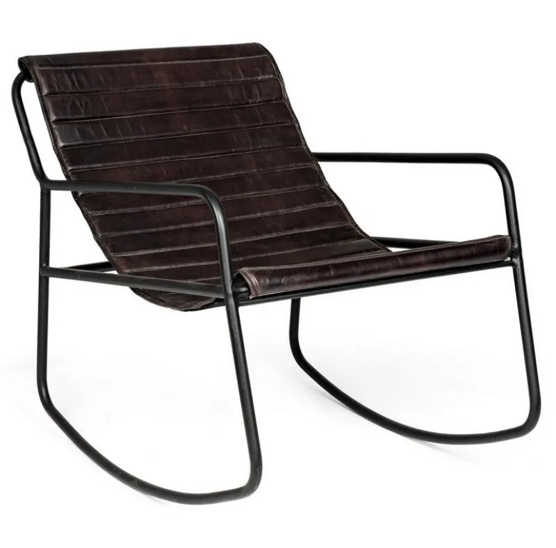 Bizzotto POLTRONA IN PELLE NERA - KARISMA