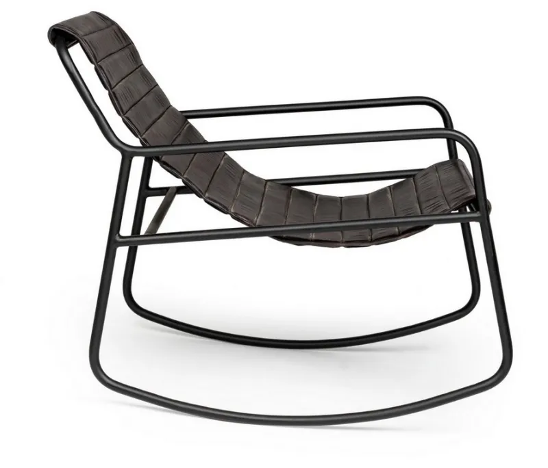 Bizzotto POLTRONA IN PELLE NERA - KARISMA