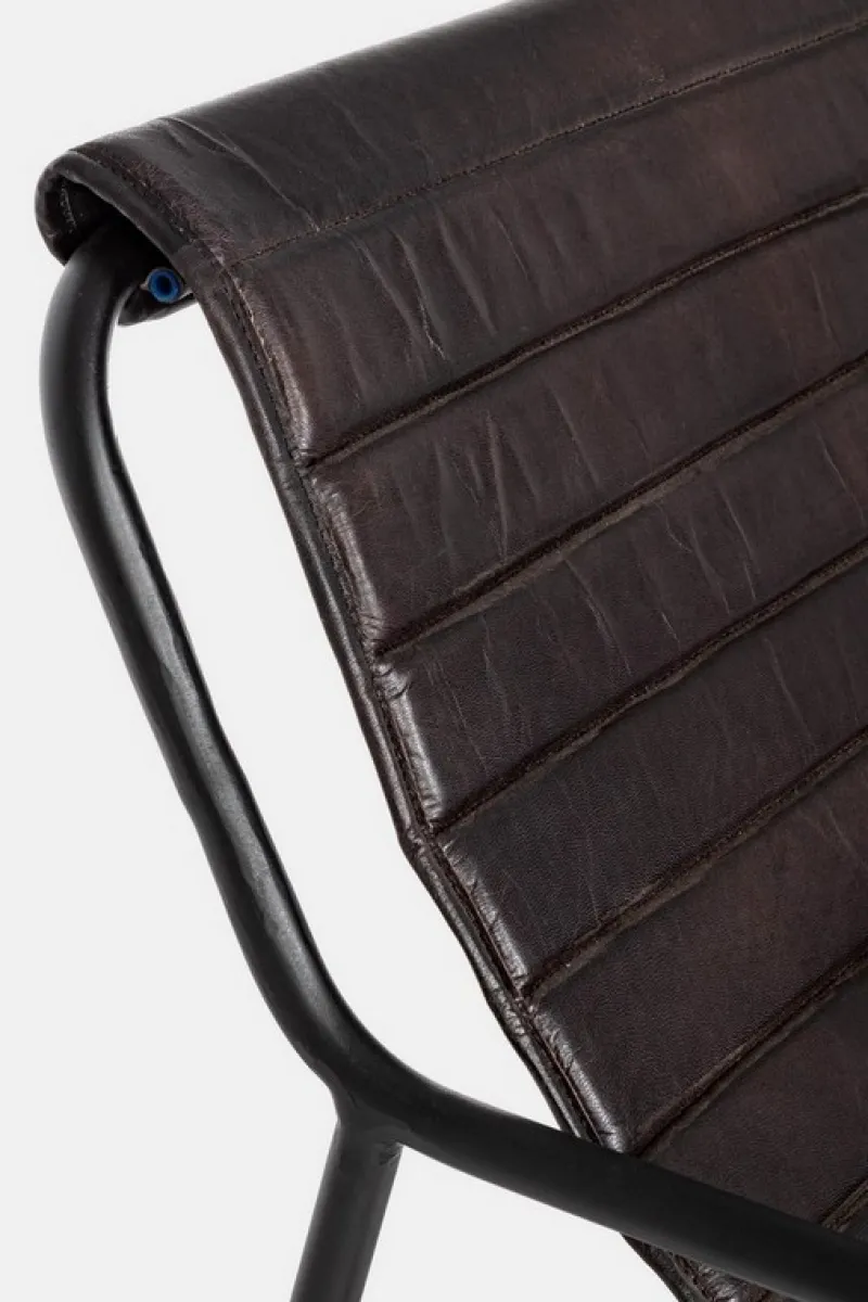 Bizzotto POLTRONA IN PELLE NERA - KARISMA