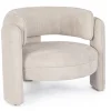Best Bizzotto POLTRONA IN TESSUTO BEIGE - AISHA