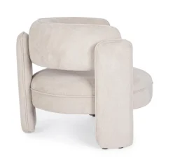 Best Bizzotto POLTRONA IN TESSUTO BEIGE - AISHA