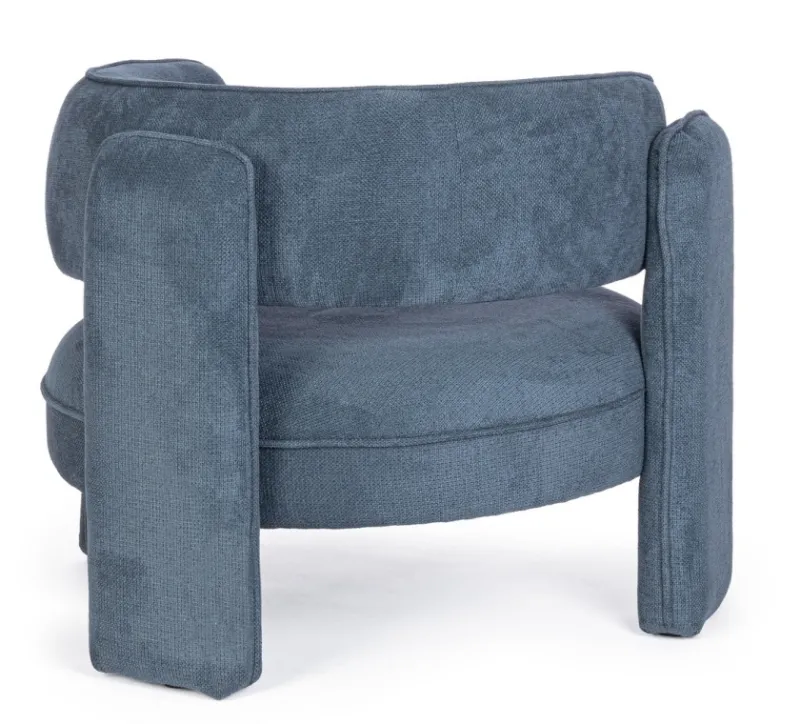 Sale Bizzotto POLTRONA IN TESSUTO BLU - AISHA