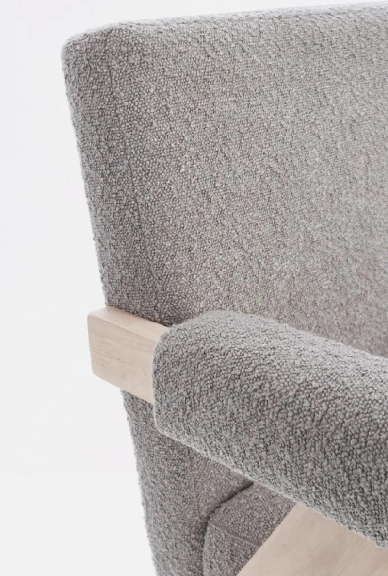 Outlet Bizzotto POLTRONA IN TESSUTO TORTORA - FAIZA