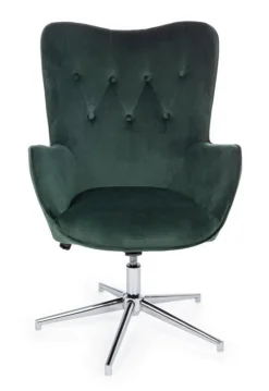 Bizzotto POLTRONA IN VELLUTO VERDE - FARIDA