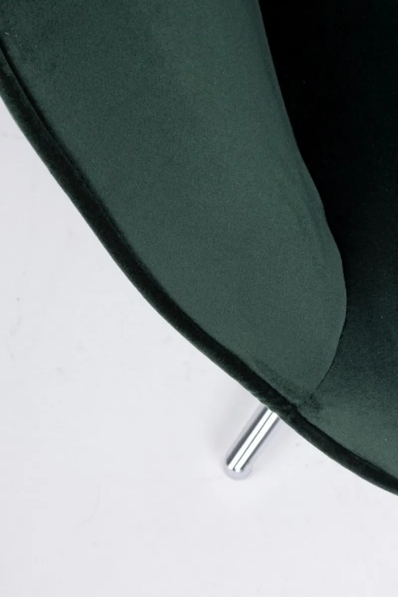 Bizzotto POLTRONA IN VELLUTO VERDE - FARIDA
