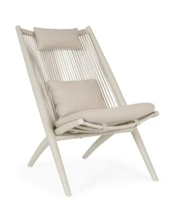 Bizzotto POLTRONA LOUNGE C-C ALOHA SANDSHELL