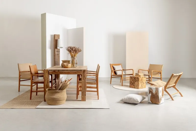 Outlet Bizzotto POLTRONA LOUNGE IN PELLE TORTORA - JOANNA