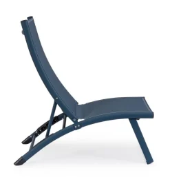 Best Bizzotto POLTRONA LOUNGE RECLINABILE NAVY - TAYLOR