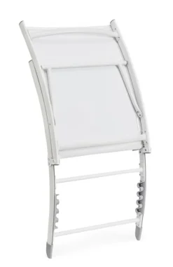 Outlet Bizzotto POLTRONA LOUNGE RECLINABILE BIANCA - TAYLOR