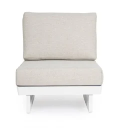 New Bizzotto POLTRONA MODULARE IN ALLUMINIO BIANCO WG20 - INFINITY
