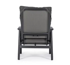 Online Bizzotto POLTRONA RECLINABILE IN ALLUMINIO ANTRACITE JX55 - KLEDI