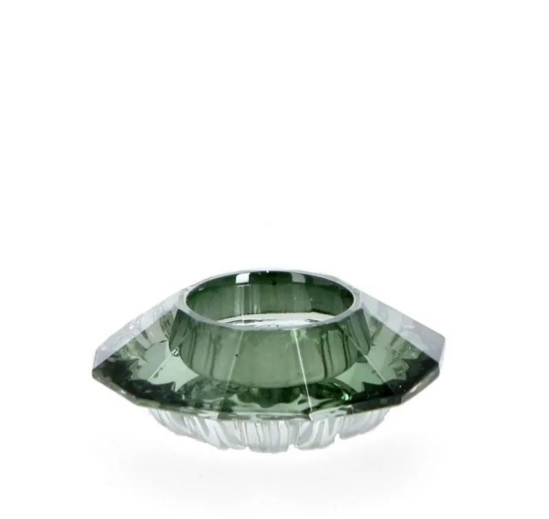 Discount Bizzotto P.TEALIGHT 1P ELDRID VT VERDE D9X3,3H