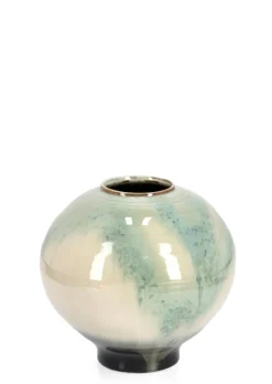 Clearance Bizzotto P.VASO COIRA TONDO BIANCO AZZURRO D30