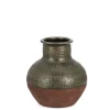 Clearance Bizzotto P.VASO KLAS TERRACOTTA VERDE H35